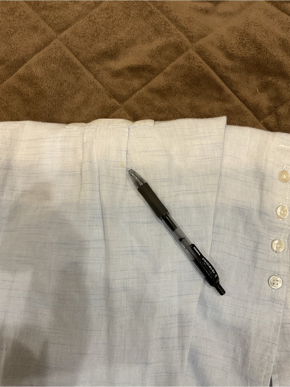 Westport Light Blue Long-Sleeve Popover Shirt - Picture 10 of 11